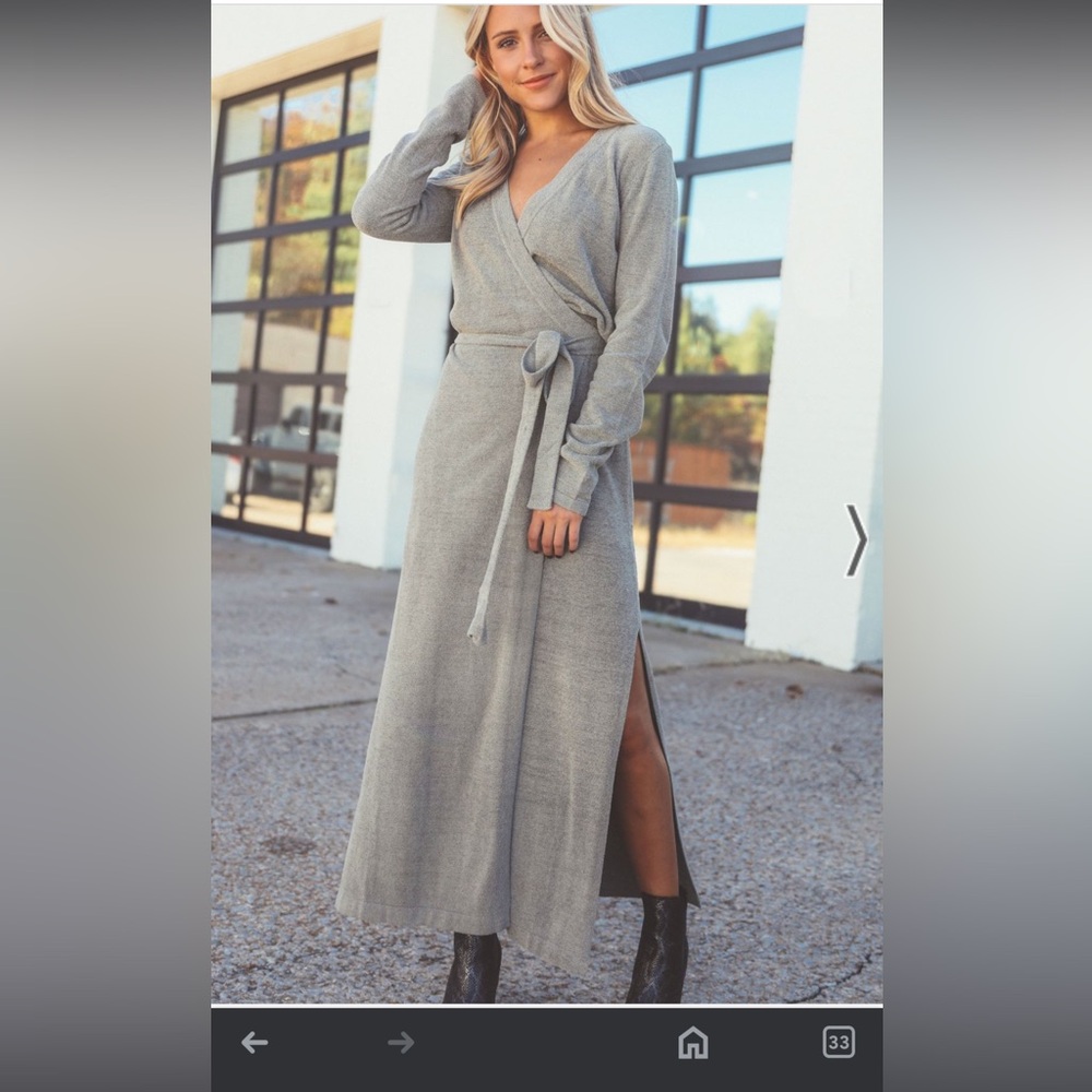 Barefoott Drams Cozychic ultra lite wrap dress
